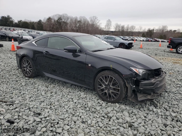 2017 Lexus RC with VIN JTHHA5BC1H5004947, listed as a Copart auction lot 41828295 with NaN miles and Salvage Title. Bid and sale history available at carsss.com. Image 4.