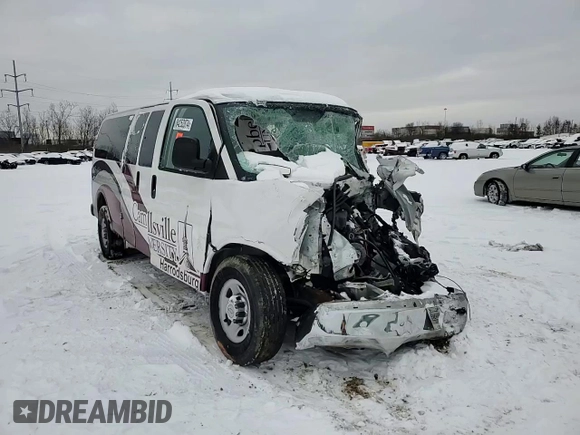 2011 Chevrolet Express Passenger 1LT with VIN 1GAZG1FG1B1109232, listed as a Copart auction lot 84252874 with Not provided miles and Salvage title. Bid and sale history available at DreamBid. Image 11.