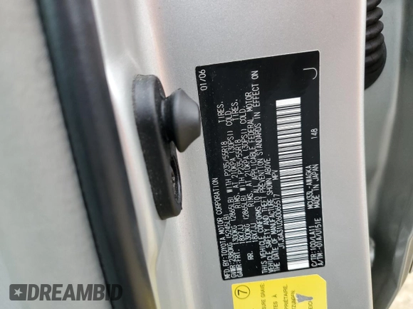 2006 Lexus RX 330 with VIN JTJGA31U260065517, listed as a Copart auction lot 52875235 with 168,177 mi miles and Salvage Title. Bid and sale history available at DreamBid. Image 13.