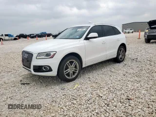 2014 Audi Q5 Premium Plus with VIN WA1LFAFP8EA092363, listed as a Copart auction lot 57470865 with 113,871 mi miles and Salvage title. Bid and sale history available at DreamBid. Image 1.