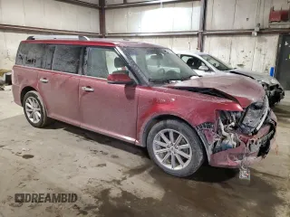 2017 Ford Flex Limited with VIN 2FMHK6D84HBA07751, listed as a Copart auction lot 85739754 with 129,338 mi miles and Salvage Title. Bid and sale history available at carsss.com. Image 4.