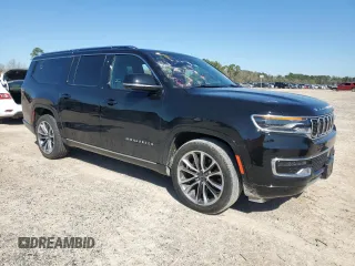 2023 Jeep Grand Wagoneer with VIN 1C4SJRDP7PS503265, listed as a Copart auction lot 47933515 with 20,091 mi miles and Salvage title. Bid and sale history available at DreamBid. Image 4.