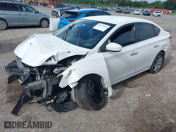 2014 Nissan Sentra SV with VIN 3N1AB7AP7EL635815, listed as a IAAI auction lot 42477654 with 182,596 mi miles and . Bid and sale history available at DreamBid. Image 2.