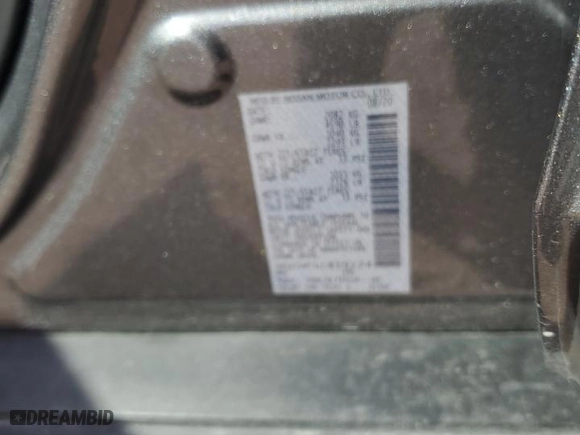 2020 Nissan Rogue S with VIN 5N1AT2MT3LC819224, listed as a Copart auction lot 86784114 with 53,784 mi miles and Salvage Title. Bid and sale history available at carsss.com. Image 13.