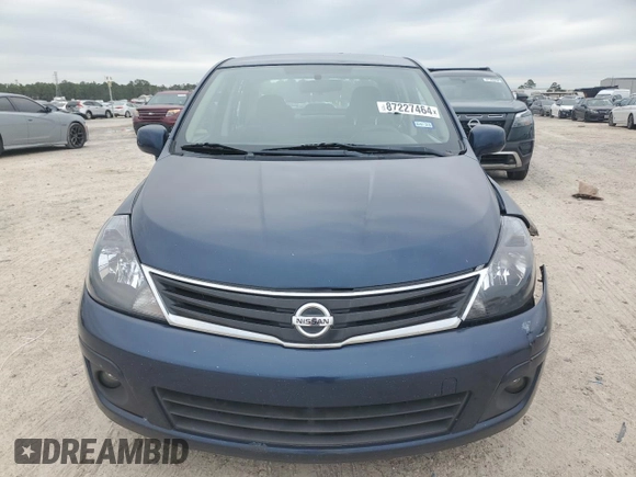 2009 Nissan Versa 1.8 S with VIN 3N1BC11E49L500200, listed as a Copart auction lot 87227464 with 215,170 mi miles and Salvage Title. Bid and sale history available at carsss.com. Image 5.