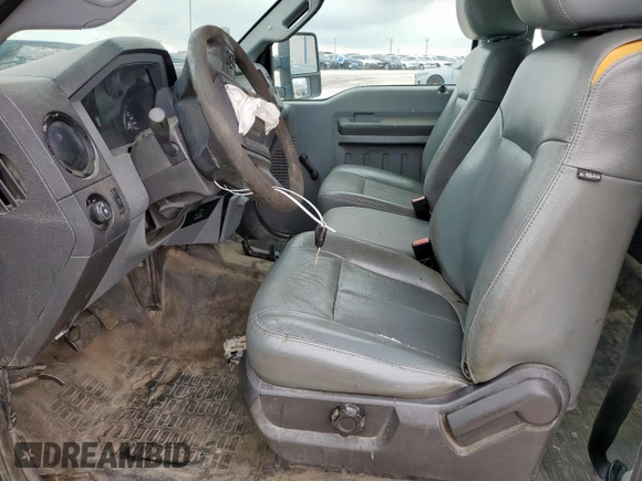 2012 Ford F-250 XL with VIN 1FT7X2A67CEC45538, listed as a Copart auction lot 59697855 with 218,145 mi miles and Salvage title. Bid and sale history available at DreamBid. Image 7.