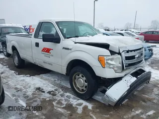 2014 Ford F-150 XL with VIN 1FTNF1CF9EKE28137, listed as a IAAI auction lot 41577971 with 180,000 mi miles and . Bid and sale history available at DreamBid. Image 1.