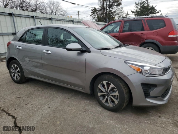 2023 Kia Rio 5-Door S with VIN 3KPA25AD1PE569194, listed as a Copart auction lot 44035815 with 10,239 mi miles and Salvage Title. Bid and sale history available at carsss.com. Image 4.