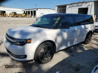 2014 Ford Flex Limited z VIN 2FMHK6D80EBD25555, wystawiony jako Copart lot #81555344 z przebiegiem 107 315 mil mil oraz Szkoda całkowita • Salvage title. Historia ofert i sprzedaży dostępna na DreamBid. Obrazek 1.