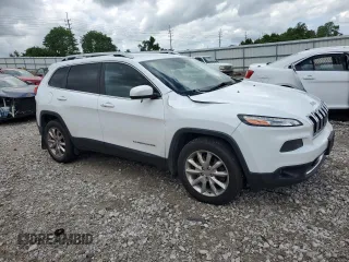 2016 Jeep Cherokee Limited z VIN 1C4PJMDS9GW129487, wystawiony jako Copart lot #57803595 z przebiegiem 121 123 mil mil oraz Szkoda całkowita • Salvage title. Historia ofert i sprzedaży dostępna na DreamBid. Obrazek 4.