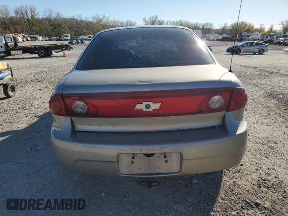 2003 Chevrolet Cavalier with VIN 1G1JC52F937313224, listed as a Copart auction lot 78436844 with 0 mi miles and Salvage Title. Bid and sale history available at carsss.com. Image 6.