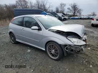 2003 Ford Focus SVT with VIN 3FAHP39533R174346, listed as a Copart auction lot 43012345 with 186,246 mi miles and Salvage Title. Bid and sale history available at DreamBid. Image 4.