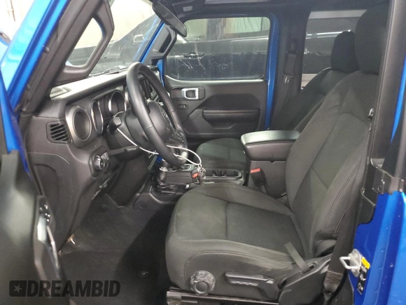 2021 Jeep Wrangler Sport с VIN 1C4GJXAN5MW712439, выставлен на аукционе Copart как лот 54781685 с пробегом 26 463 миль миль и Списание • Salvage title. История ставок и продаж доступна на DreamBid. Изображение 7.
