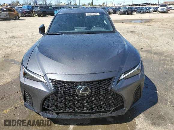 2024 Lexus IS 350 F Sport z VIN JTHGZ1B2XR5073495, wystawiony jako Copart lot #49634665 z przebiegiem 10 761 mil mil oraz Szkoda całkowita • Salvage title. Historia ofert i sprzedaży dostępna na DreamBid. Obrazek 5.