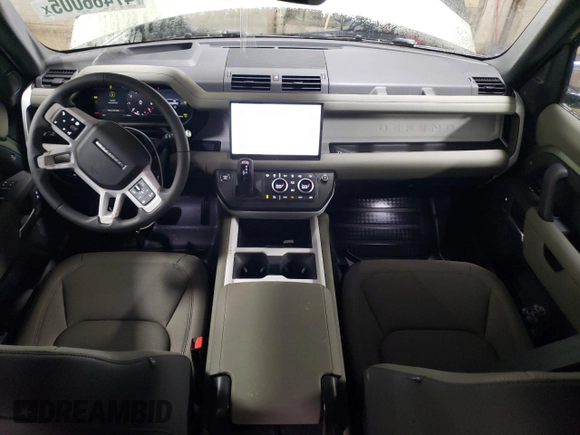 2025 Land Rover Defender S с VIN SALEJ7EXXS2363343, выставлен на аукционе Copart как лот 47466005 с пробегом 118 миль миль и Списание • Salvage title. История ставок и продаж доступна на DreamBid. Изображение 8.
