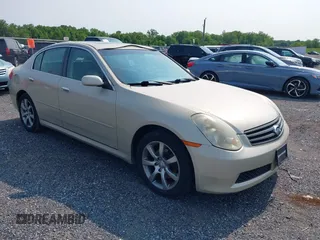2005 Infiniti G35 z VIN JNKCV51F25M300703, wystawiony jako IAAI lot #42420711 z przebiegiem 148 858 mil mil oraz . Historia ofert i sprzedaży dostępna na DreamBid. Obrazek 1.