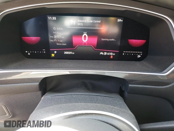 2023 Volkswagen Tiguan SE R-Line Black with VIN 3VVCB7AX6PM001044, listed as a Copart auction lot 47365565 with 20,059 mi miles and Salvage title. Bid and sale history available at DreamBid. Image 9.