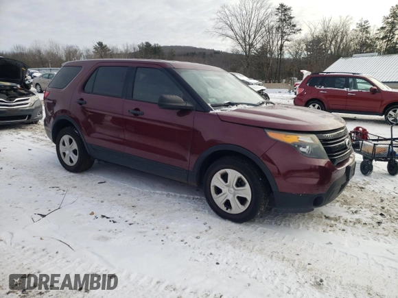 2015 Ford Utility Police Interceptor with VIN 1FM5K8AR7FGA57383, listed as a Copart auction lot 85609734 with 164,495 mi miles and Clean Title. Bid and sale history available at carsss.com. Image 4.