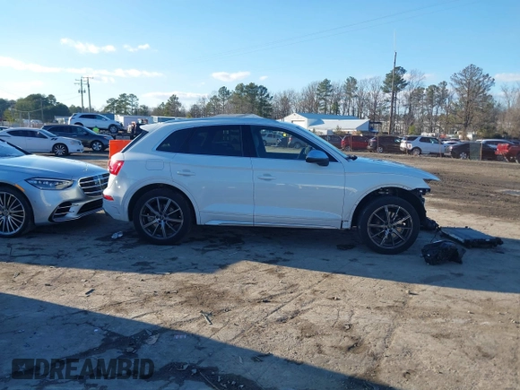 2022 Audi SQ5 Premium Plus with VIN WA1B4AFY8N2134552, listed as a IAAI auction lot 41282852 with 40,529 mi miles. Bid and sale history available at carsss.com. Image 14.