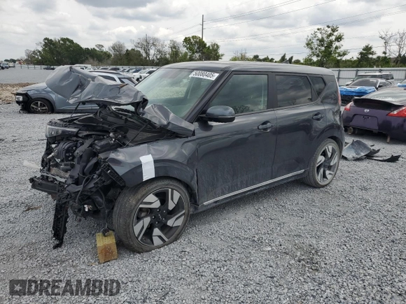 2024 Kia Soul GT-Line with VIN KNDJ53AU3R7896825, listed as a Copart auction lot 50080405 with 12,851 mi miles and Non Repairable. Bid and sale history available at carsss.com. Image 1.