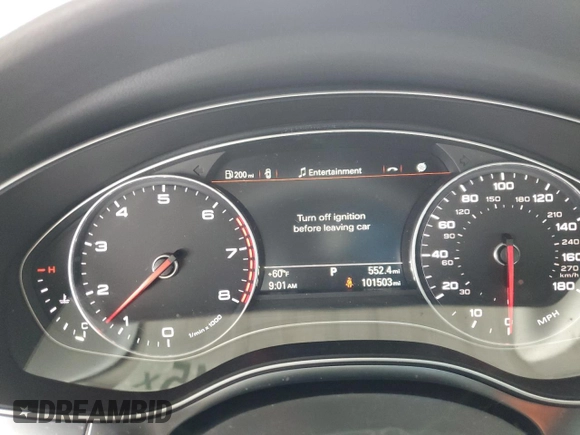 2014 Audi A6 Prestige z VIN WAUHGAFC1EN143102, wystawiony jako Copart lot #53692145 z przebiegiem 101 503 mil mil oraz Szkoda całkowita • Salvage title. Historia ofert i sprzedaży dostępna na DreamBid. Obrazek 9.