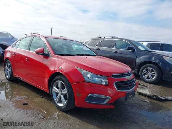 2015 Chevrolet Cruze LT with VIN 1G1PE5SB9F7188957, listed as a IAAI auction lot 41591969 with 152,983 mi miles. Bid and sale history available at carsss.com. Image 1.