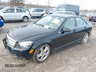 2011 Mercedes-Benz C 300 Sport with VIN WDDGF8BB3BR175471, listed as a IAAI auction lot 41930486 with 98,549 mi miles and . Bid and sale history available at carsss.com. Image 2.