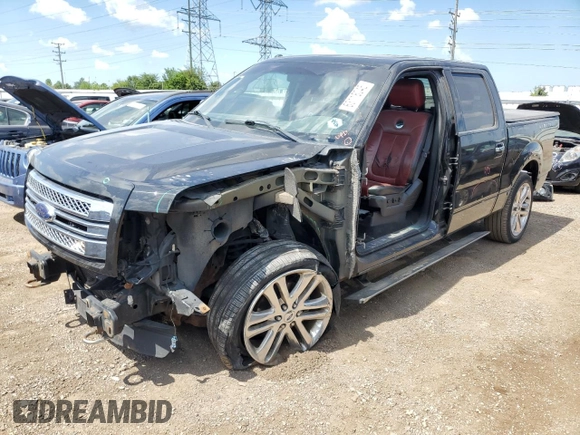 2013 Ford F-150 XL with VIN 1FTFW1ET5DFC70796, listed as a Copart auction lot 63118045 with 151,624 mi miles and Salvage title. Bid and sale history available at DreamBid. Image 1.