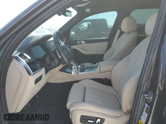 2019 BMW X5 xDrive40i with VIN 5UXCR6C59KLL25162, listed as a Copart auction lot 43367083 with 44,668 mi miles. Bid and sale history available at carsss.com. Image 7.