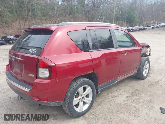 2015 Jeep Compass High Altitude Edition with VIN 1C4NJCEA8FD126274, listed as a IAAI auction lot 41837430 with 119,444 mi miles. Bid and sale history available at carsss.com. Image 4.