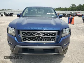 2022 Nissan Frontier S with VIN 1N6ED1EK2NN605154, listed as a Copart auction lot 57241055 with 33,989 mi miles and Salvage title. Bid and sale history available at DreamBid. Image 5.