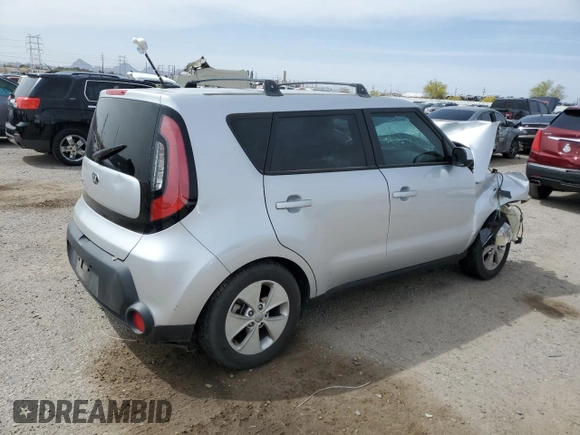 2015 Kia Soul with VIN KNDJN2A29F7774877, listed as a Copart auction lot 51311015 with Not Provided miles and Salvage Title. Bid and sale history available at DreamBid. Image 3.