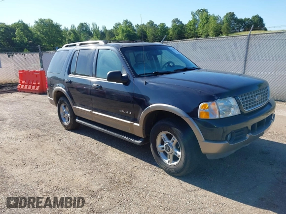 2002 Ford Explorer Eddie Bauer с VIN 1FMZU64W62ZB37029, выставлен на аукционе IAAI как лот 42318856 с пробегом 234 087 миль миль и . История ставок и продаж доступна на DreamBid. Изображение 1.