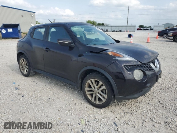 2016 Nissan Juke S with VIN JN8AF5MR4GT600316, listed as a Copart auction lot 55077195 with 94,702 mi miles and Salvage Title. Bid and sale history available at DreamBid. Image 4.