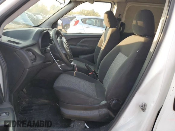 2015 Ram ProMaster City Cargo Tradesman with VIN ZFBERFAT8F6A24839, listed as a Copart auction lot 72232384 with 118,227 mi miles and Salvage Title. Bid and sale history available at DreamBid. Image 7.