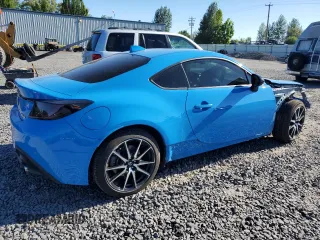 2023 Toyota GR86 with VIN JF1ZNBC18P8758694, listed as a Copart auction lot 63091444 with 5,458 mi miles and Salvage Title. Bid and sale history available at carsss.com. Image 3.