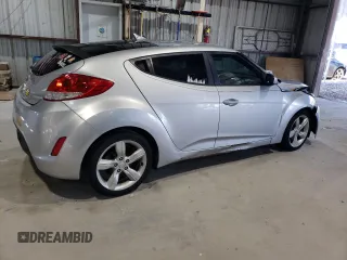 2015 Hyundai Veloster with VIN KMHTC6AD2FU244920, listed as a Copart auction lot 61326855 with 133,141 mi miles and Salvage title. Bid and sale history available at DreamBid. Image 3.