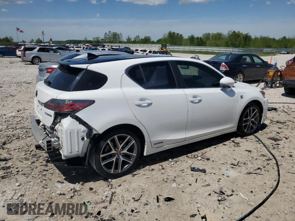 2015 Lexus CT 200h z VIN JTHKD5BH3F2229846, wystawiony jako Copart lot #57271885 z przebiegiem 106 509 mil mil oraz Tytuł czysty. Historia ofert i sprzedaży dostępna na DreamBid. Obrazek 3.