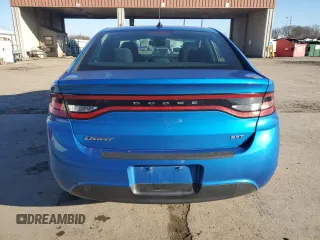 2016 Dodge Dart SXT with VIN 1C3CDFBB1GD577386, listed as a Copart auction lot 82580924 with 165,024 mi miles and Salvage Title. Bid and sale history available at carsss.com. Image 6.