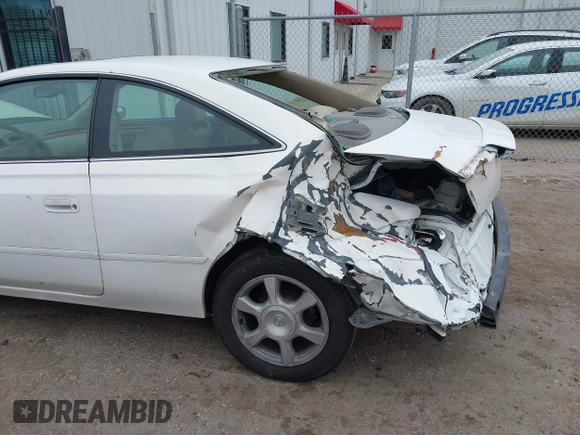 2002 Toyota Solara SE with VIN 2T1CF28P22C595161, listed as a IAAI auction lot 41284021 with Not Provided miles and . Bid and sale history available at DreamBid. Image 15.