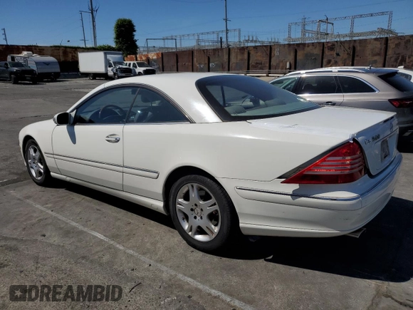 2004 Mercedes-Benz CL with VIN WDBPJ75J64A041172, listed as a Copart auction lot 52447335 with 89,388 mi miles and Salvage Title. Bid and sale history available at carsss.com. Image 2.