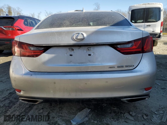 2015 Lexus GS 350 with VIN JTHCE1BL1FA009125, listed as a Copart auction lot 46505205 with 213,132 mi miles and Salvage Title. Bid and sale history available at DreamBid. Image 6.