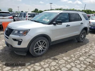 2019 Ford Explorer Sport with VIN 1FM5K8GT1KGB05117, listed as a Copart auction lot 56696505 with Not provided miles and Salvage title. Bid and sale history available at DreamBid. Image 1.