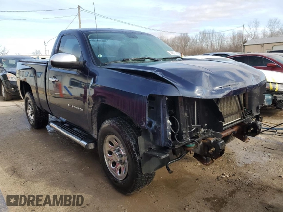 2010 Chevrolet Silverado 1500 Work Truck with VIN 1GCPCPEX0AZ271481, listed as a Copart auction lot 43697235 with 129,897 mi miles and Salvage Title. Bid and sale history available at DreamBid. Image 4.