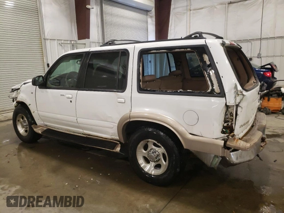 2000 Ford Explorer Eddie Bauer z VIN 1FMDU84P0YZC67167, wystawiony jako Copart lot #85806684 z przebiegiem 156 411 mil mil oraz Szkoda całkowita • Salvage title. Historia ofert i sprzedaży dostępna na DreamBid. Obrazek 2.