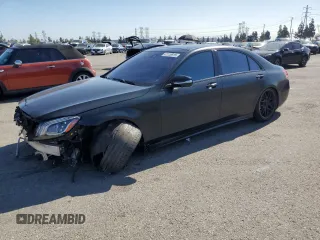 2019 Mercedes-Benz S-Class AMG S 63 with VIN WDDUG8JB3KA449249, listed as a Copart auction lot 47116915 with 60,756 mi miles and Salvage Title. Bid and sale history available at carsss.com. Image 1.