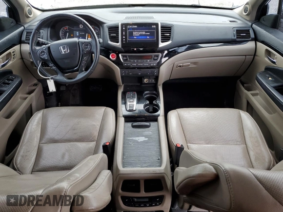 2017 Honda Pilot Elite with VIN 5FNYF6H04HB056917, listed as a Copart auction lot 51770735 with 88,762 mi miles and Salvage Title. Bid and sale history available at DreamBid. Image 8.