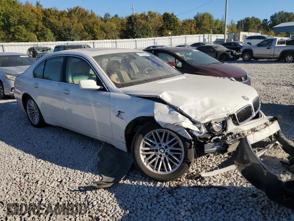 2004 BMW 7 Series 745i with VIN WBAGL63484DP68795, listed as a Copart auction lot 77201084 with 134,044 mi miles and Salvage Title. Bid and sale history available at DreamBid. Image 4.