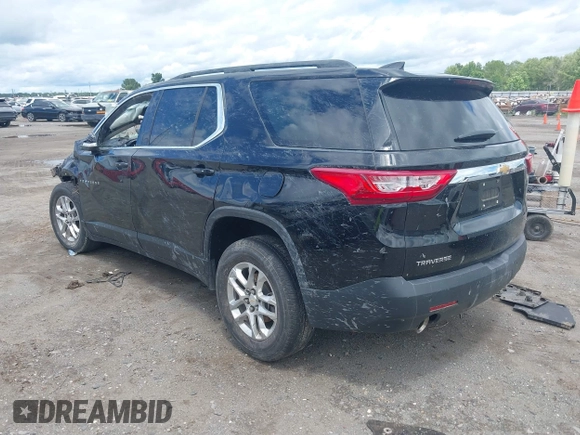 2021 Chevrolet Traverse LT Cloth with VIN 1GNERGKW1MJ129779, listed as a IAAI auction lot 39818022 with 61,802 mi miles and . Bid and sale history available at DreamBid. Image 3.