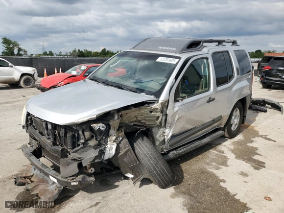 2005 Nissan Xterra S with VIN 5N1AN08U95C648614, listed as a Copart auction lot 52253605 with 149,091 mi miles and Salvage Title. Bid and sale history available at carsss.com. Image 1.